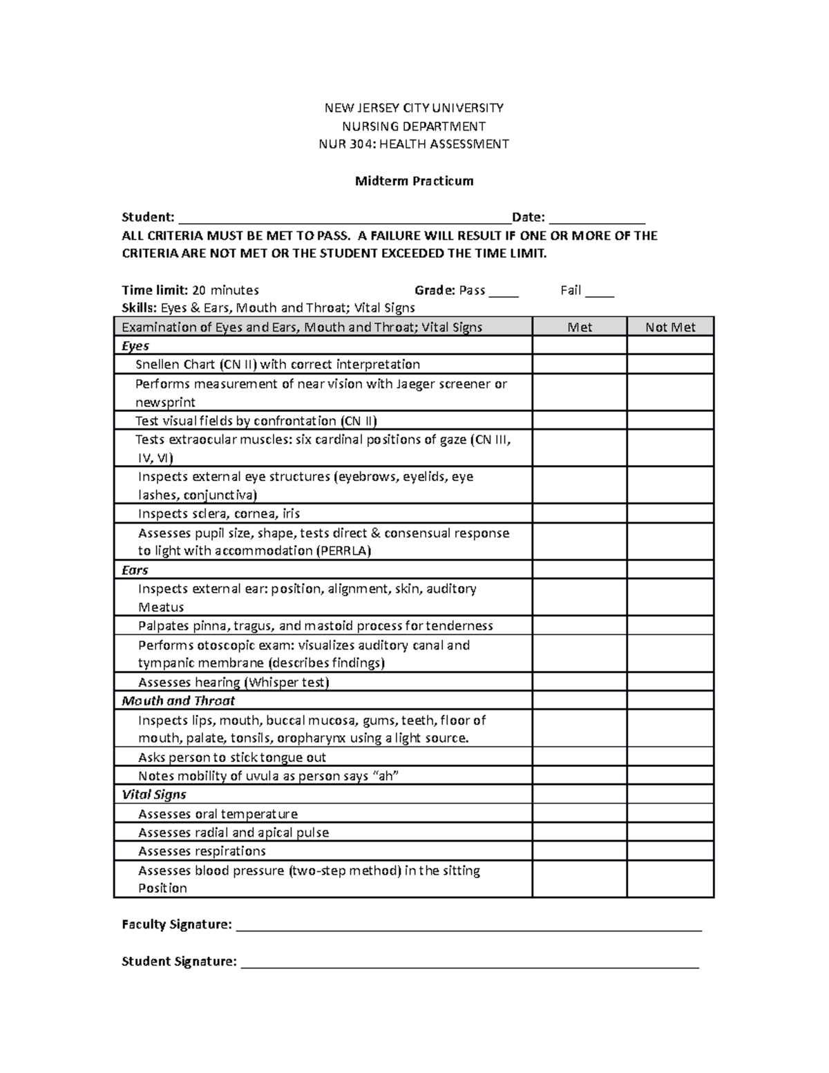 Midterm Practicum - documents - NEW JERSEY CITY UNIVERSITY NURSING ...