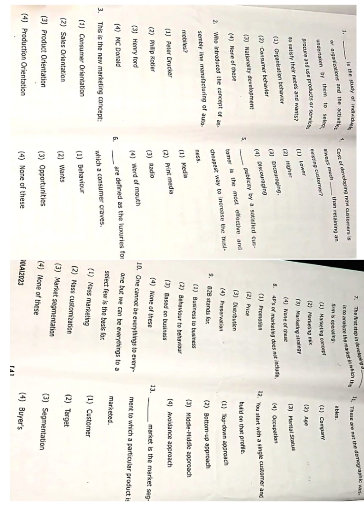 bba 4 semester previous year paper 2022 - The first step In developing ...