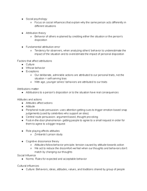 Pyschology Chapter 6 - Dr. Krystal Dunaway - Processing Sensations and ...