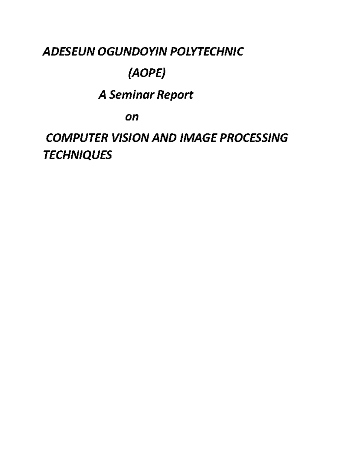 blessing-seminar-computer-vision-and-image-processing-techniques