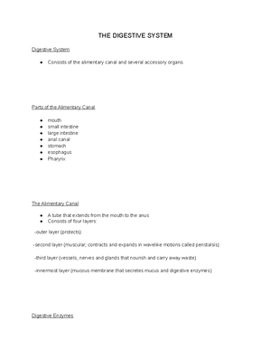 Medical Terminology II Notes 24 - THE DIGESTIVE SYSTEM COMBINING FORM ...
