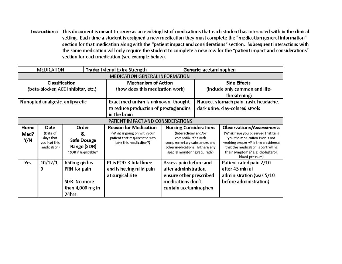 Clinical Med Cards - Medication Information for Various Meds ...