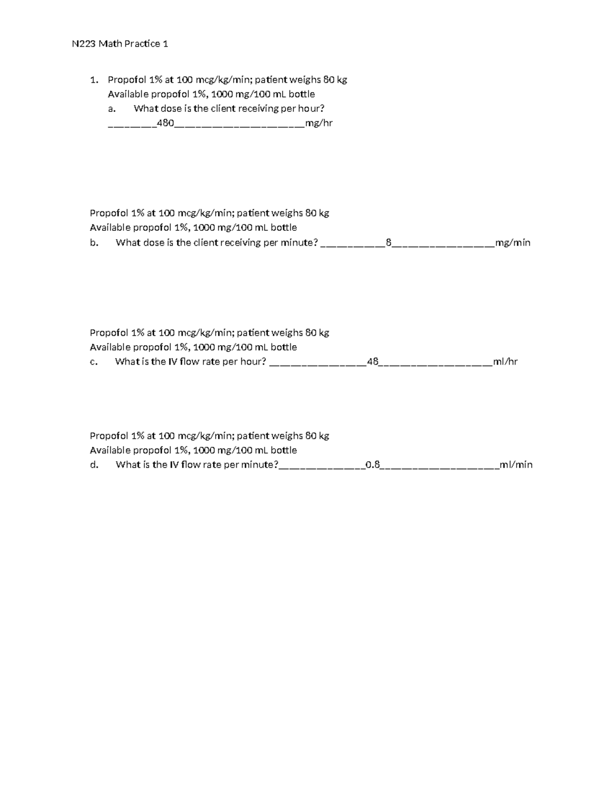 math-practice-1-answer-key-propofol-1-at-100-mcg-kg-min-patient
