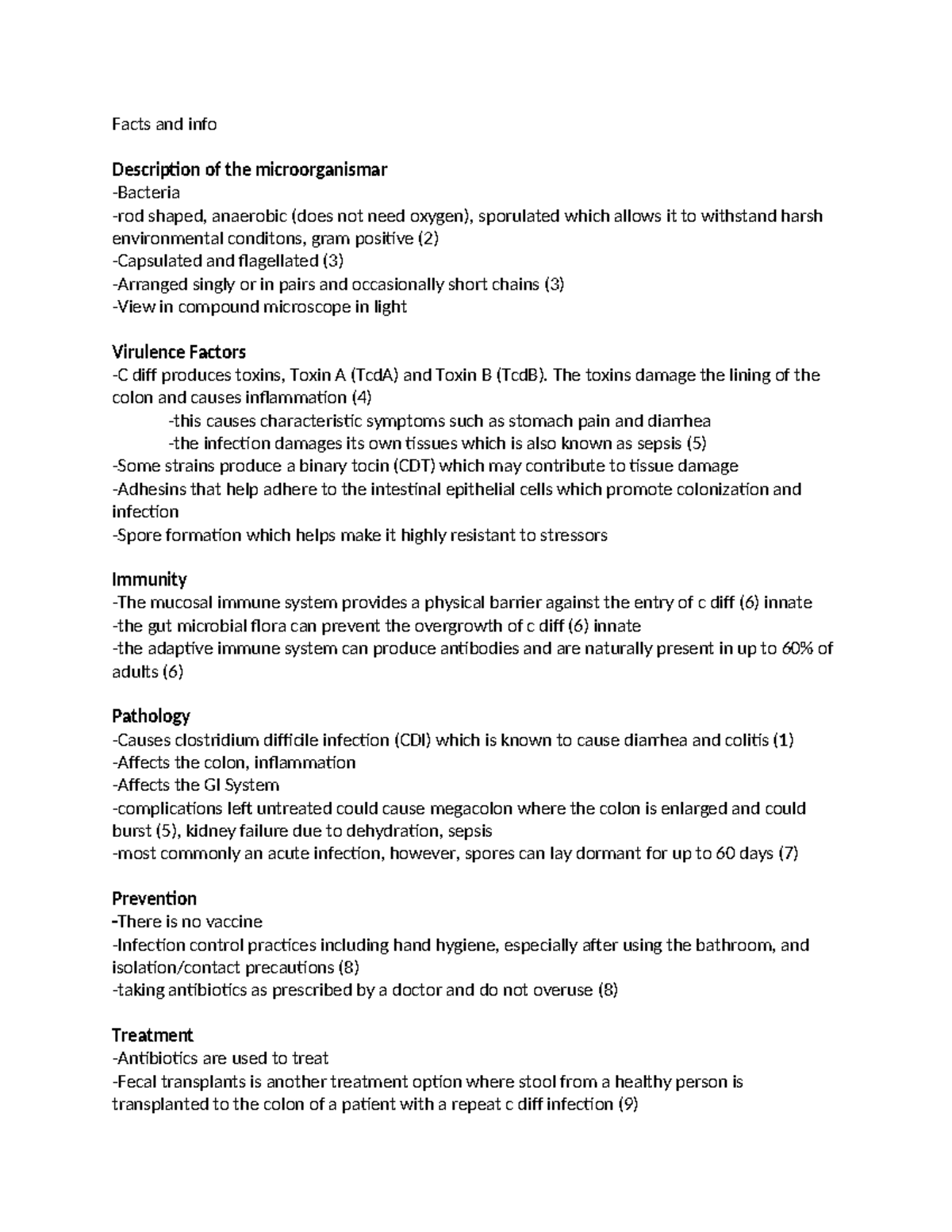 C. diff Facts - Facts and info Description of the microorganismar ...