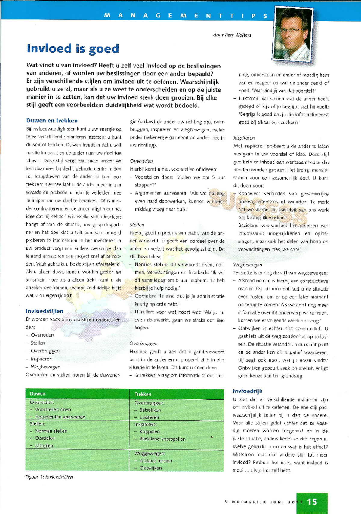 Invloedstijlen PDF - Nederlands - Studeersnel