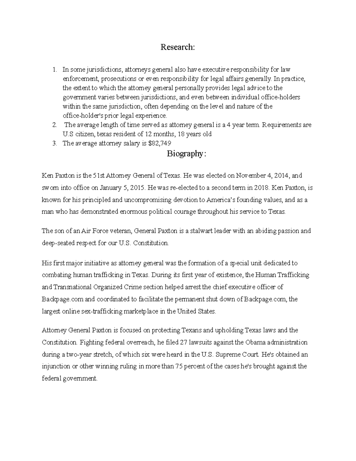 Attorney General notes gov - Research: In some jurisdictions, attorneys ...