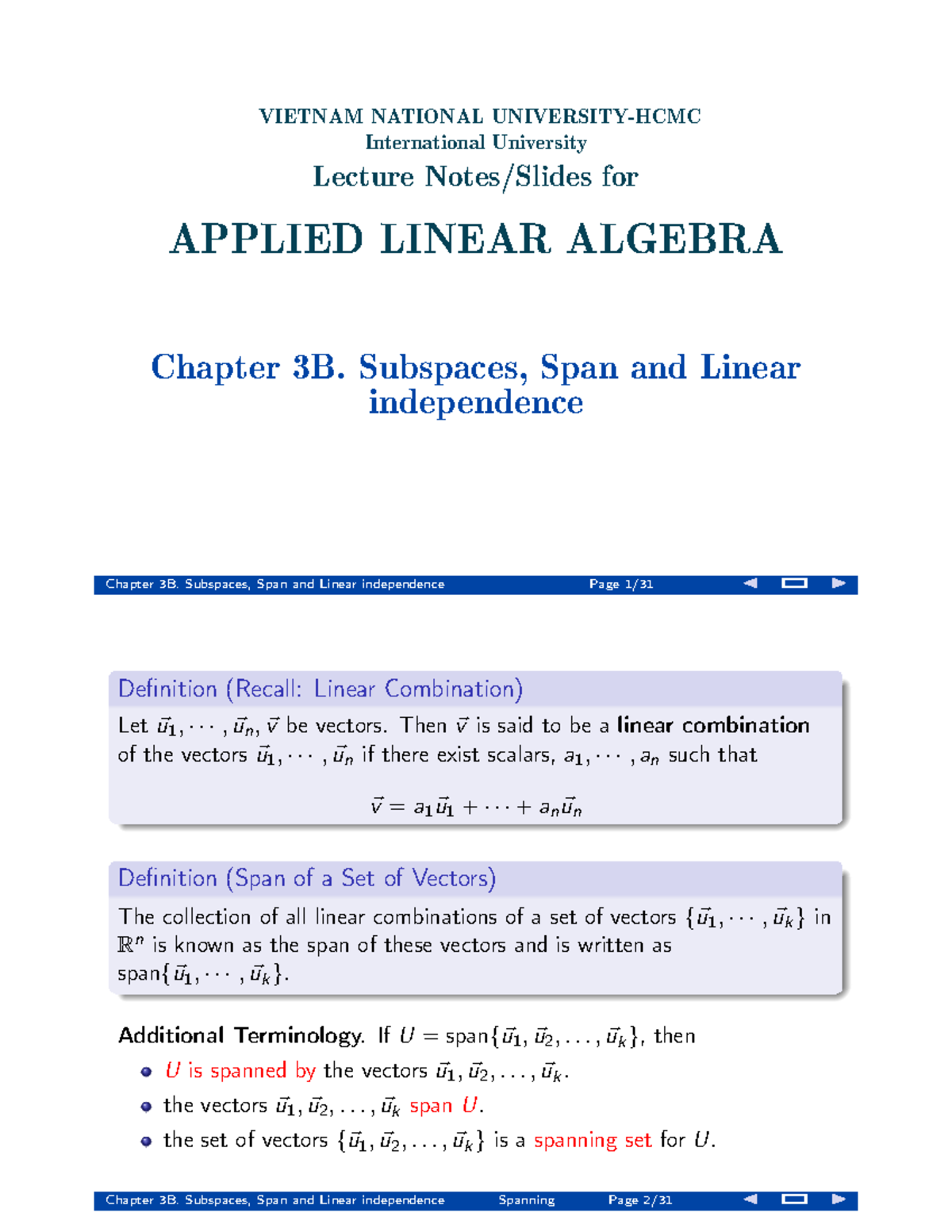 Chapter 3B notes - Hph matlab basic 2013 1 - VIETNAM NATIONAL ...