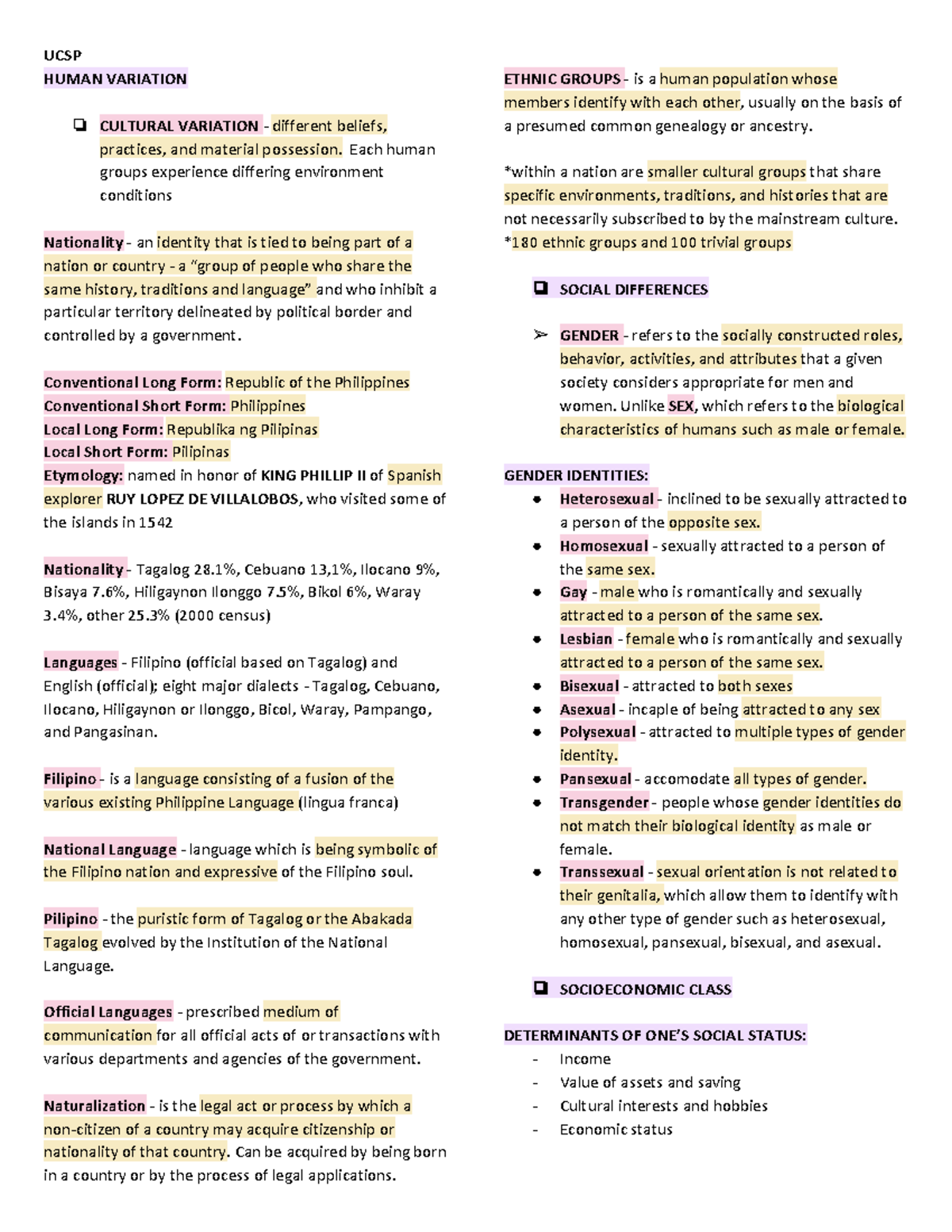 UCSP This Could Help Students With Their UCSP Subject UCSP HUMAN 