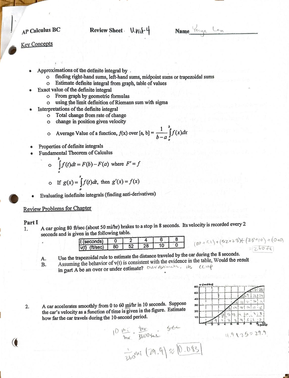 Unit 4 Review Packet - Studocu