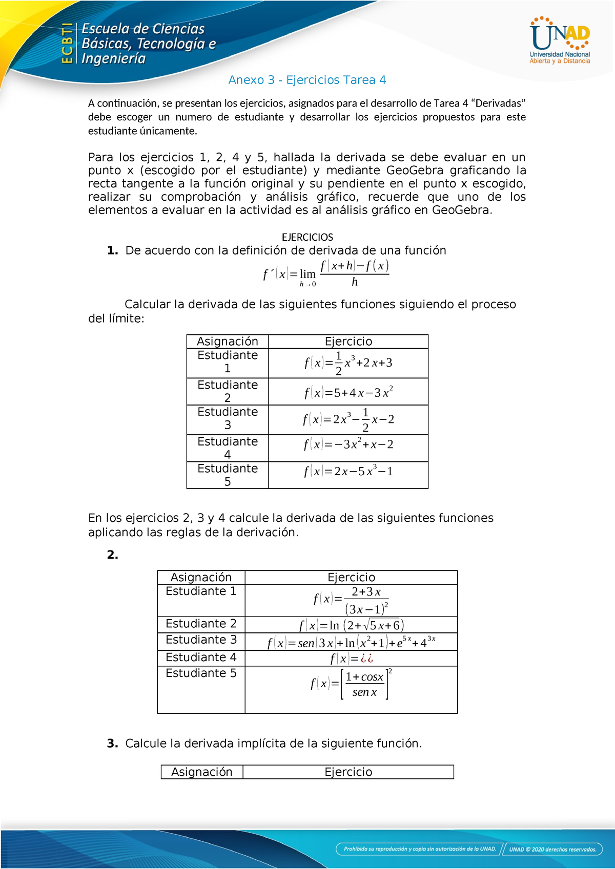 Anexo 3-Ejercicios Tarea 4 - Anexo 3 - Ejercicios Tarea 4 A ...