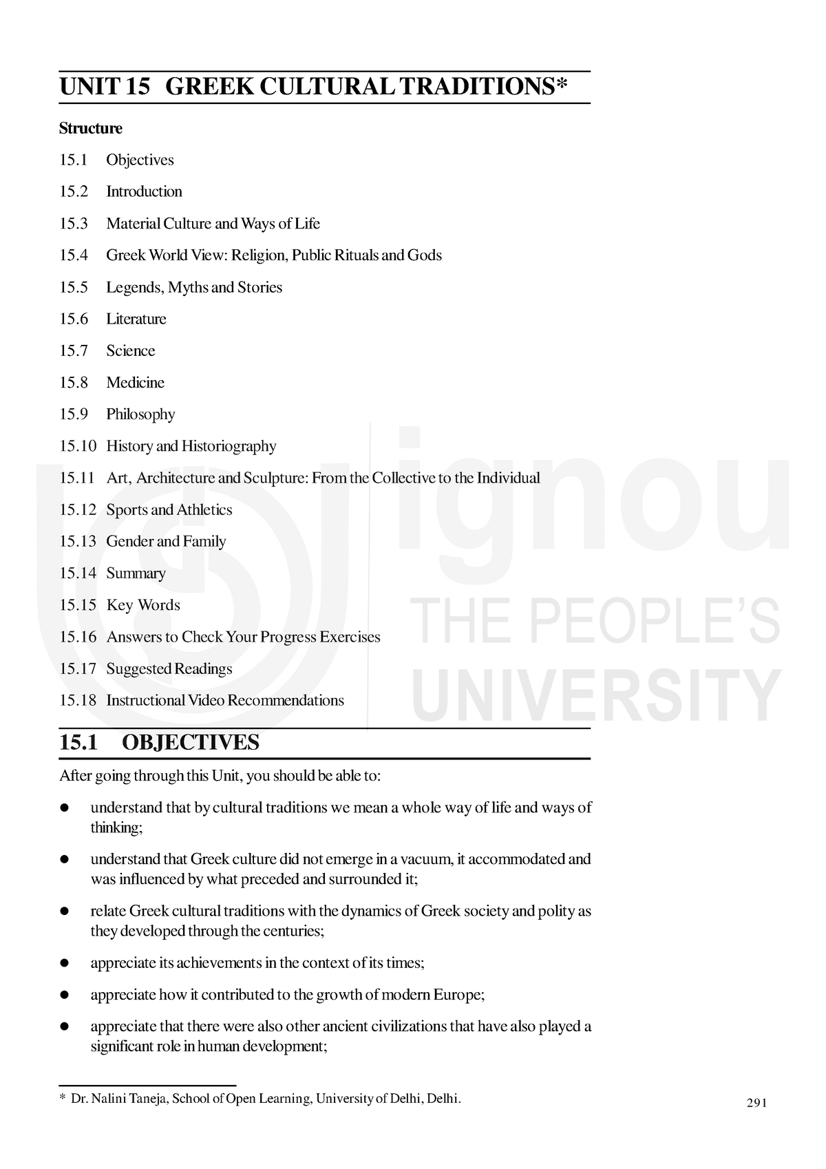 Unit-15 - History Of India - BA (Hons.) History - Delhi University ...