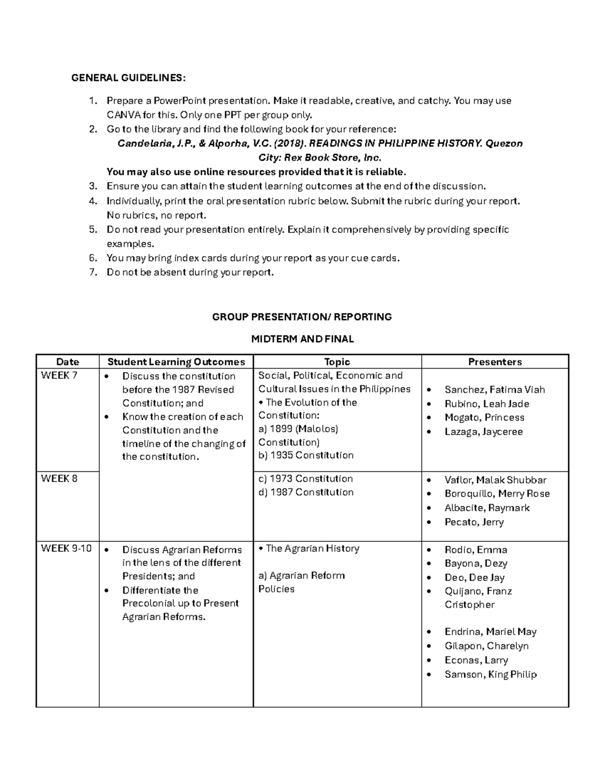 Group Presentation I want to have a primary source of information