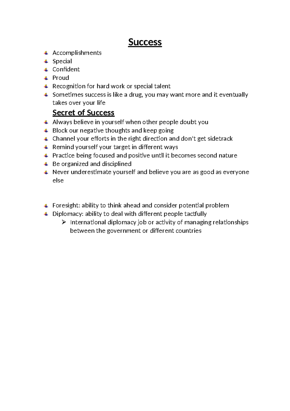 Success - Success Accomplishments Special Confident Proud Recognition ...