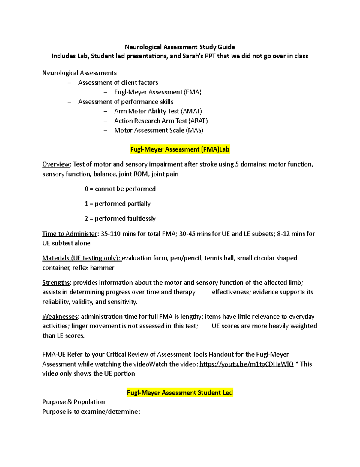 neurological-assessment-study-guide-neurological-assessment-study-guide-includes-lab-student