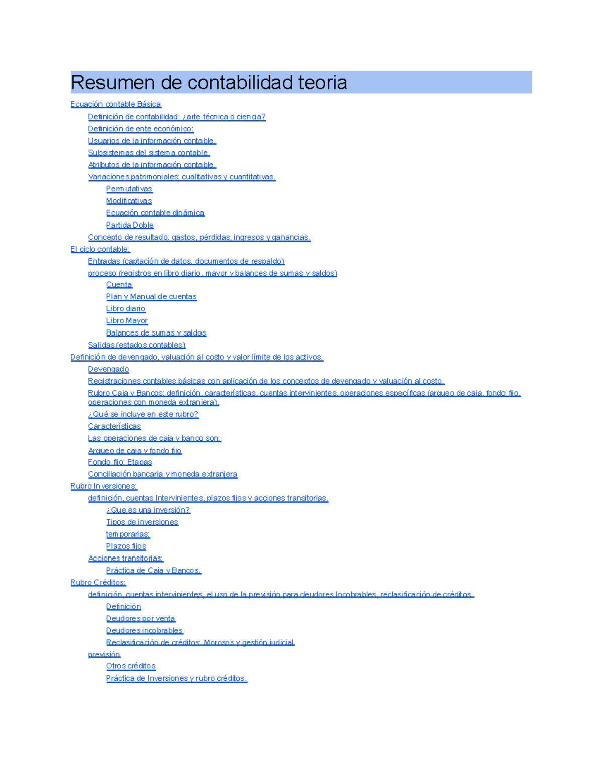 Resumen de contabilidad teoria - Resumen de contabilidad teoria ...