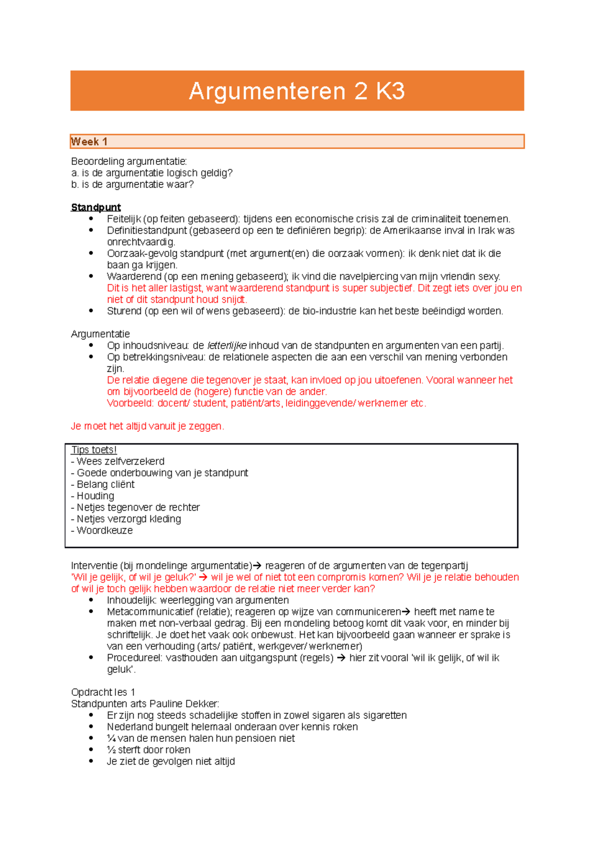 Argumenteren 2 K3 - Is De Argumentatie Logisch Geldig? B. Is De ...