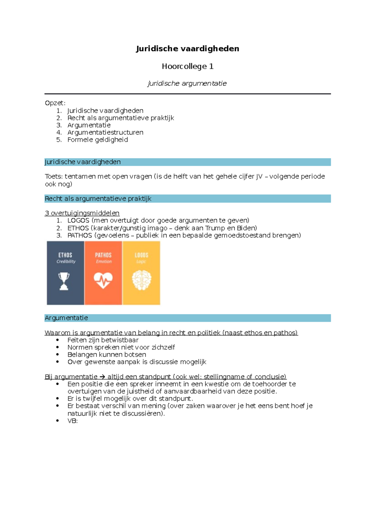 Hoorcollege 1 Juridische Vaardigheden A - Juridische Vaardigheden ...