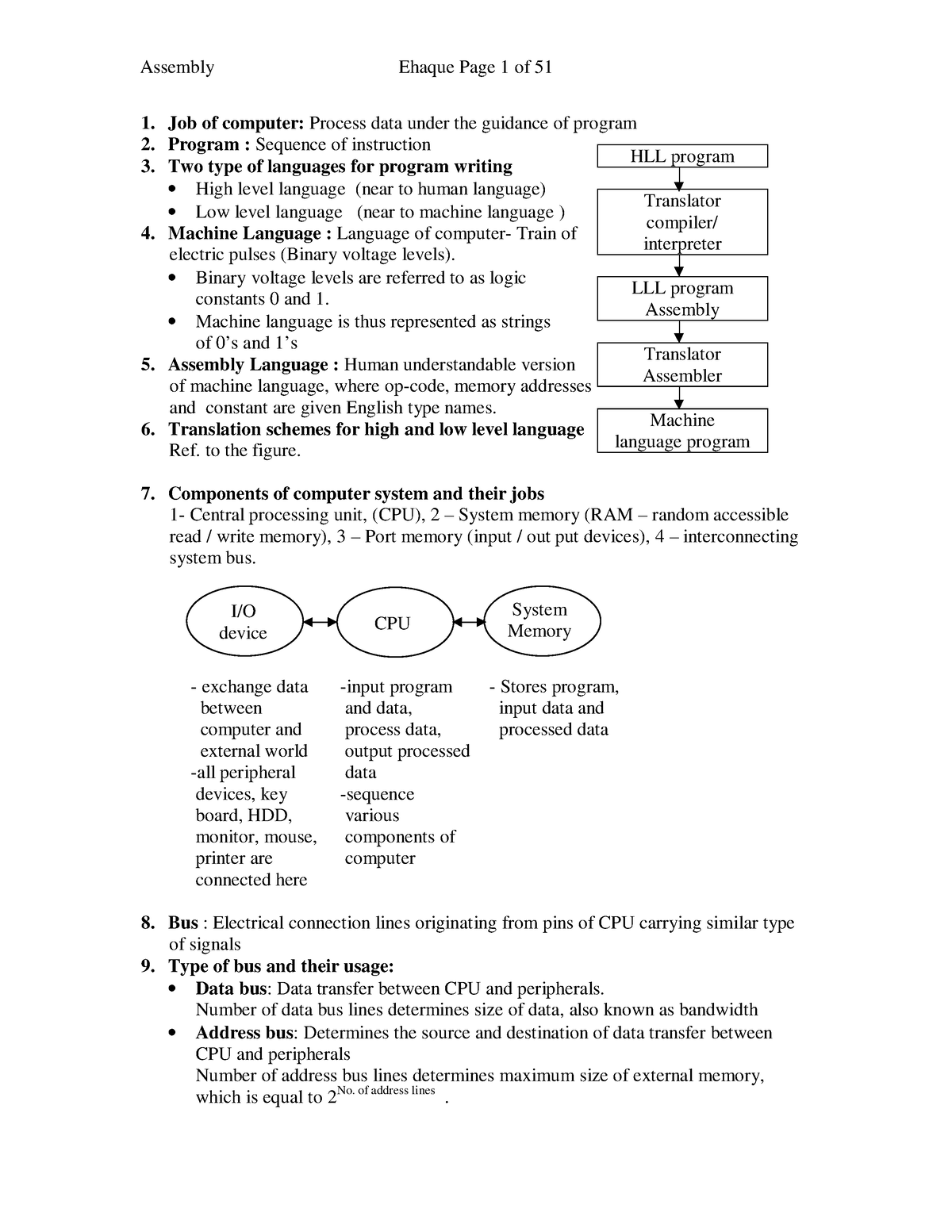 assembly-language-full-lecture-1-job-of-computer-process-data-under