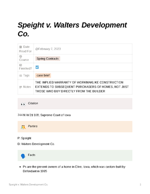 Bayliner - Case Brief - Bayliner Marine Corp. v. Crow Date Read For