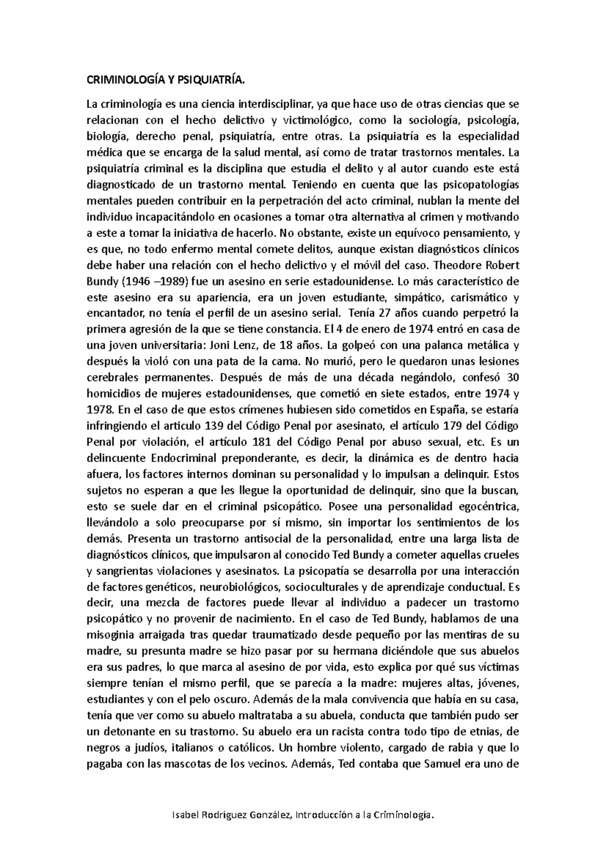 Criminología Y Psiquiatría CRIMINOLOGÍA Y PSIQUIATRÍA. La criminología es una ciencia Studocu Criminología Y Psiquiatría CRIMINOLOGÍA Y PSIQUIATRÍA. La criminología es una ciencia Studocu