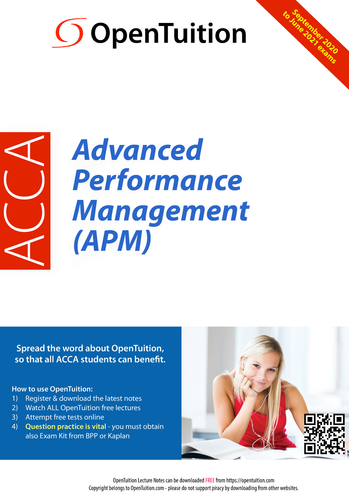 ACCA APM Notes and Others OpenTuition Lecture Notes can be