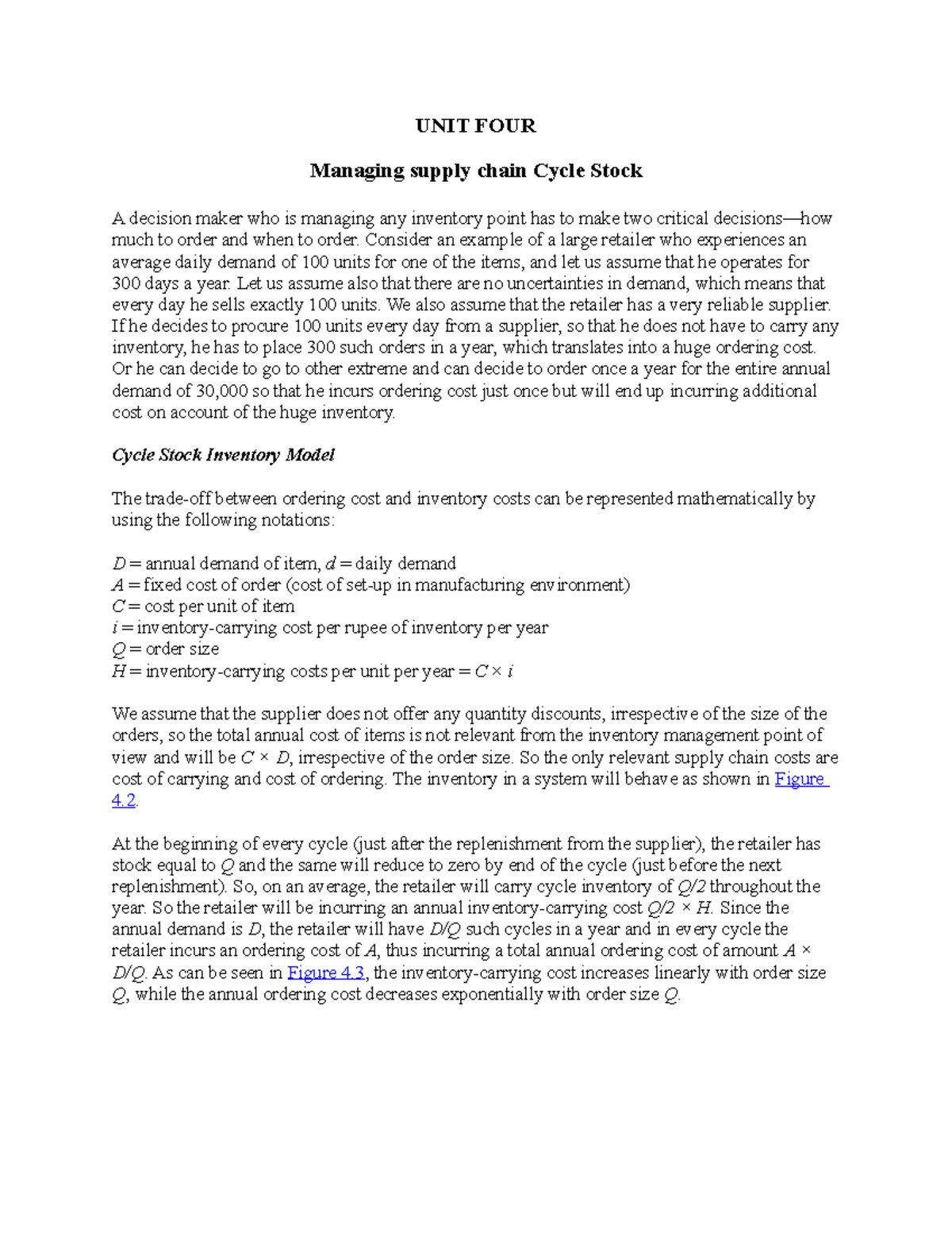 unit-4-lecture-notes-4-unit-four-managing-supply-chain-cycle