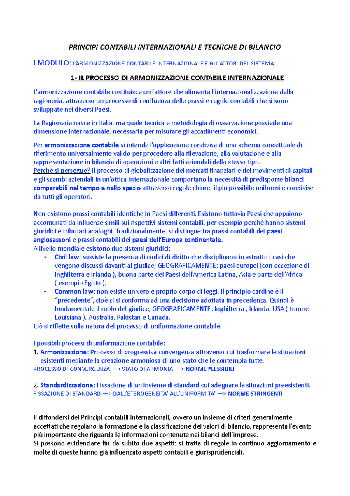 Principi Contabili IAS IFRS - PRINCIPI CONTABILI INTERNAZIONALI E ...