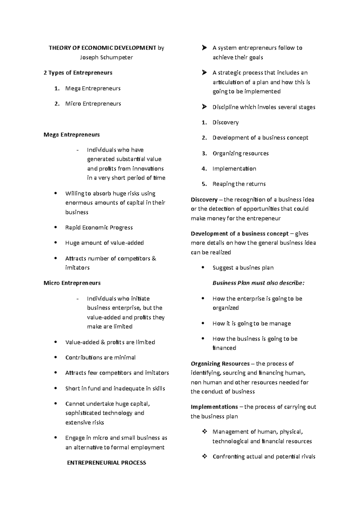 Theory-of-Economic-Development- Notes - THEORY OF ECONOMIC DEVELOPMENT ...