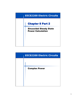 Fundamentals Of Electric Circuits 4th Ed - Fundamentals Of Electric ...