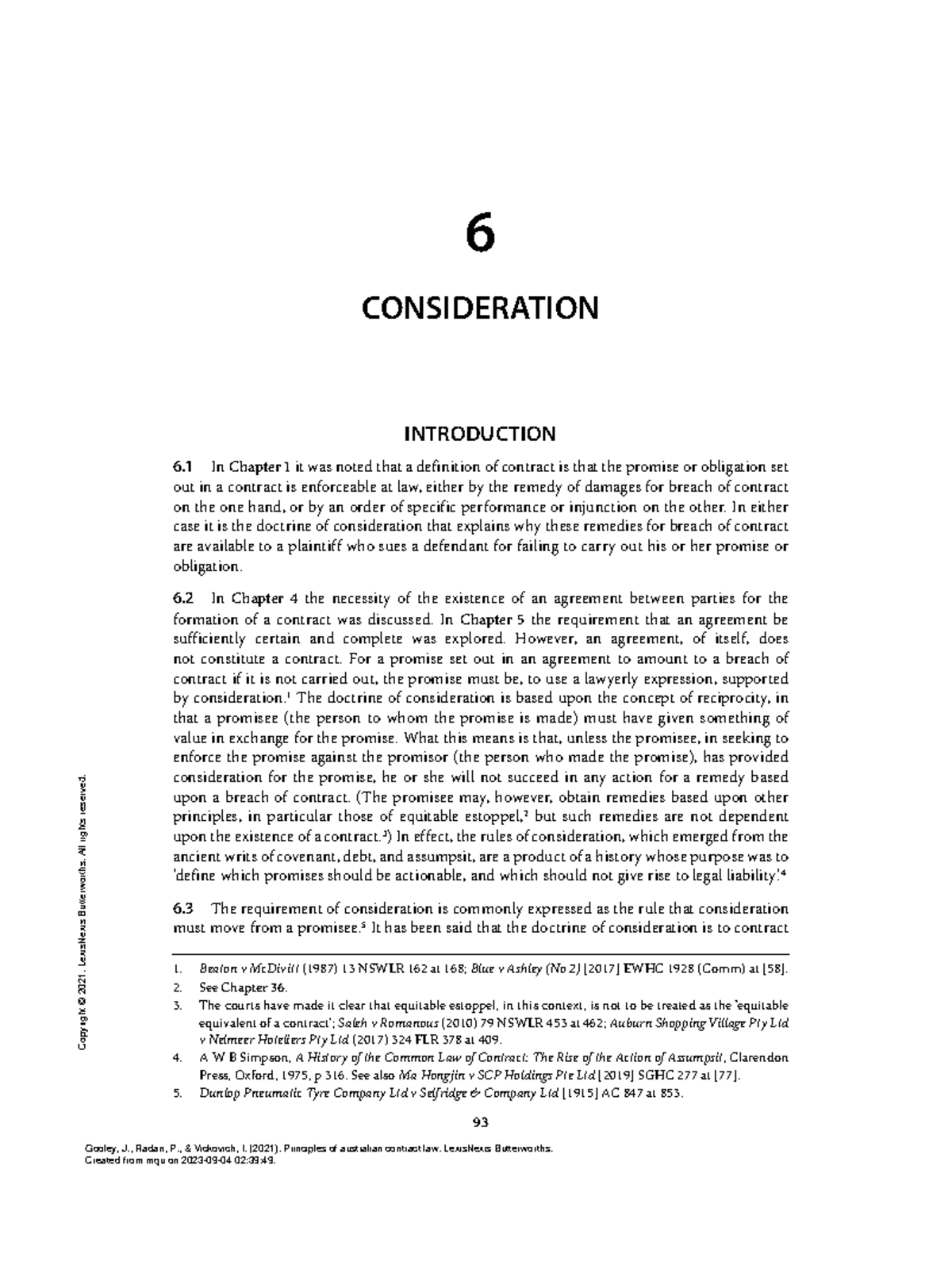 Principles Of Australian Contract Law Part Ii Formation Of A
