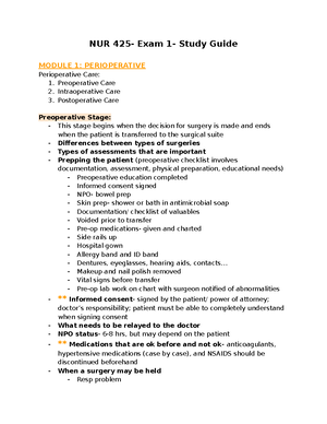 Med Surg II Exam 3 - Med Surg II Exam 3 Notes - Module 5 Cardiovascular ...