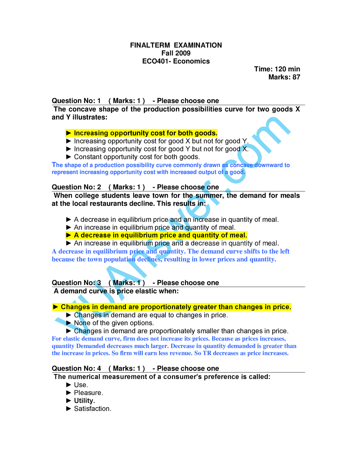 ECO401 Final TERM Solved Paper VUAnswer FINALTERM EXAMINATION Fall   Thumb 1200 1553 