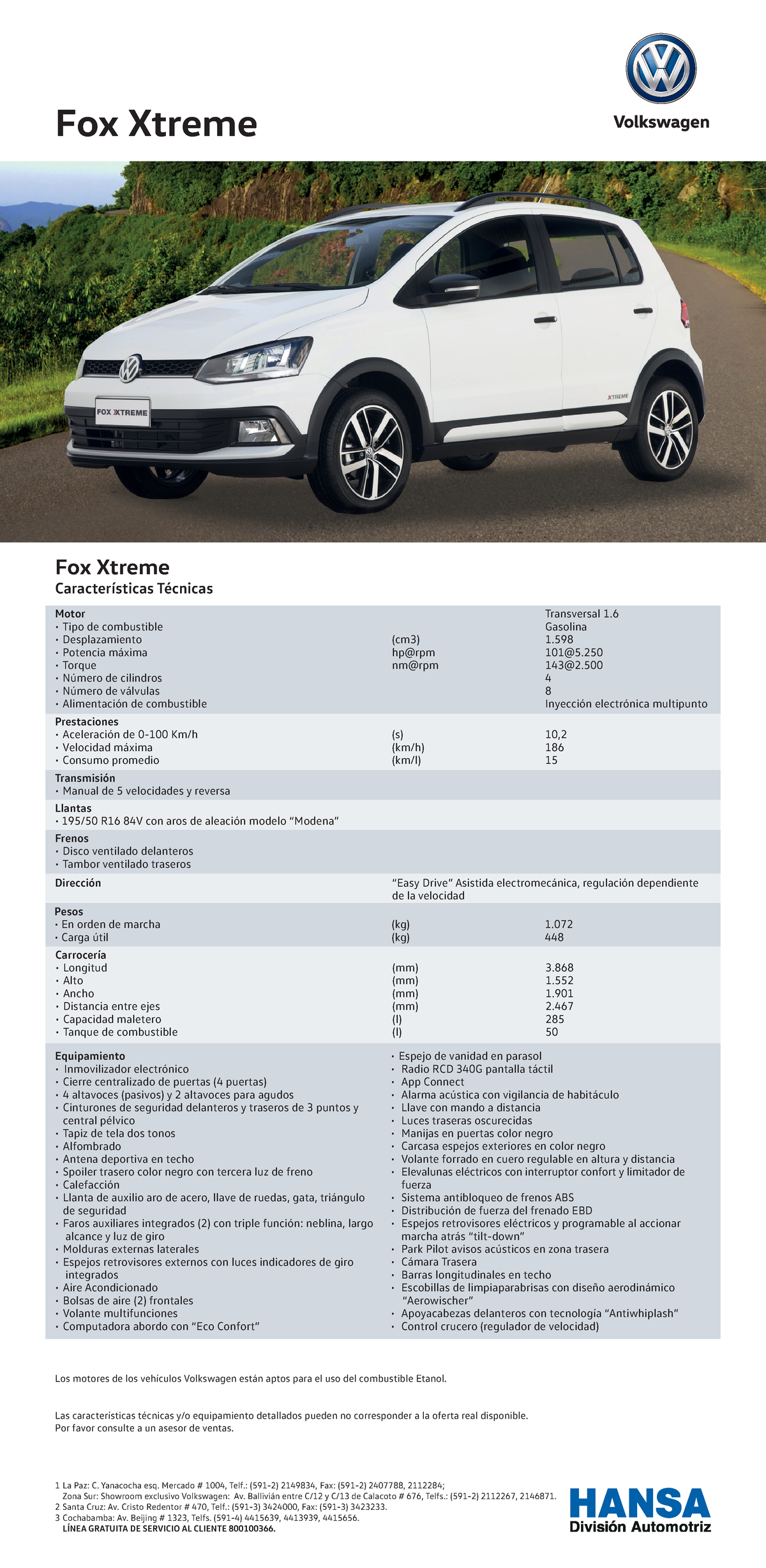 Fichatecnicafox Xtreme Fox Xtreme Fox Xtreme Características Técnicas Los motores de los Fichatecnicafox Xtreme Fox Xtreme Fox Xtreme Características Técnicas Los motores de los