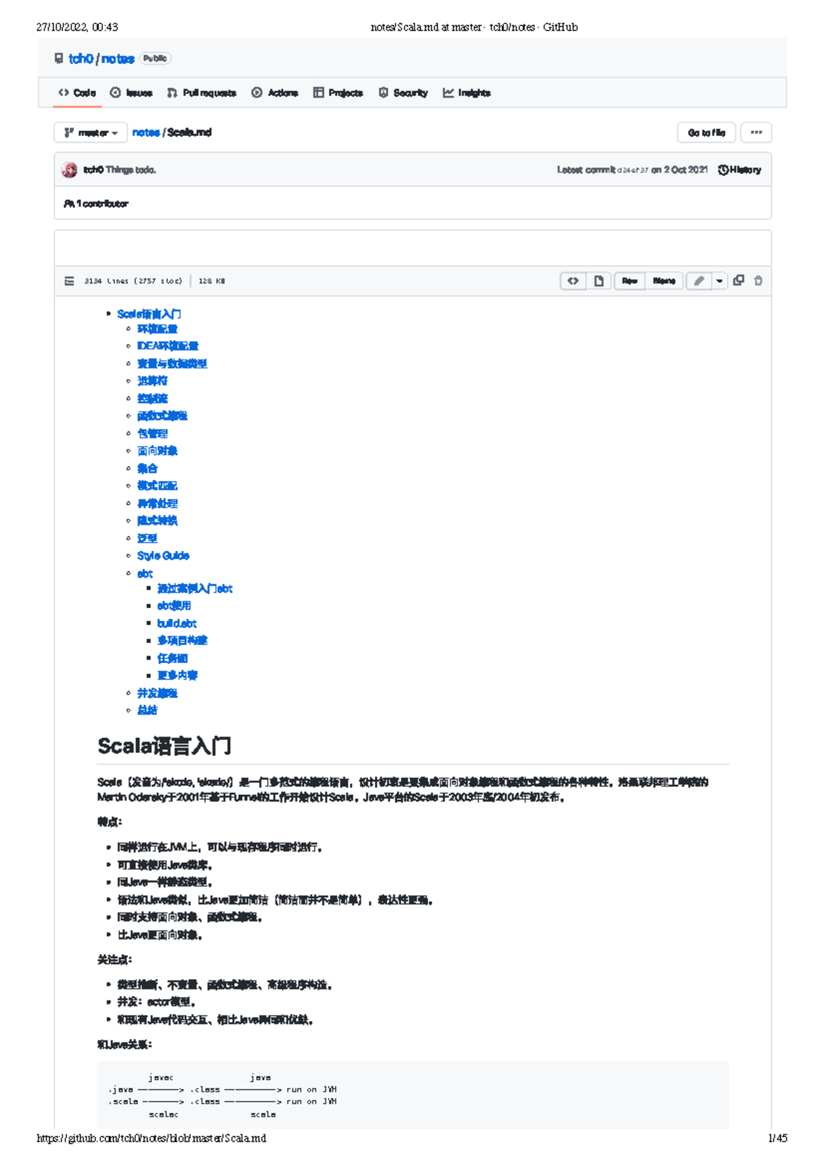 Notes Scala.md at master · tch0 notes · Git Hub - tch 0 / notes Public ...