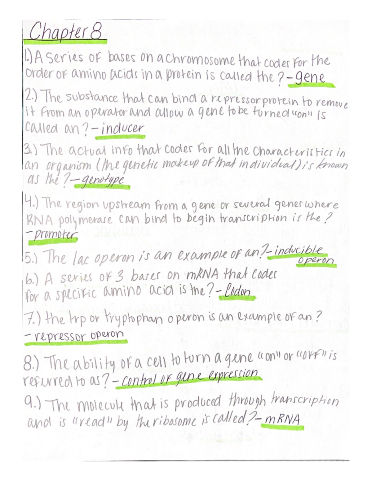 CH. (8-13) EXAM 3 - Practice Questions - BIOL 2420 - Studocu