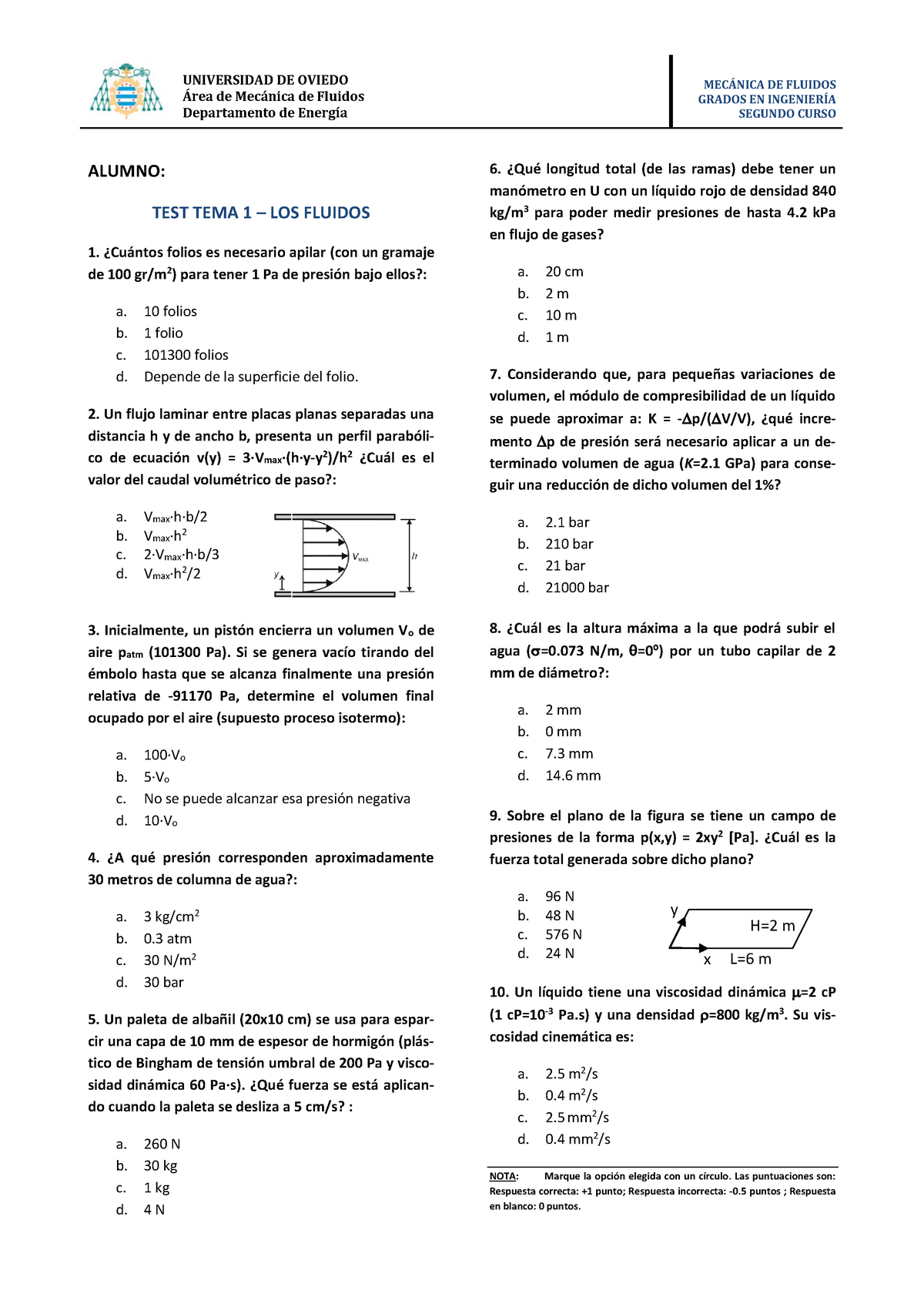 Preguntas Examen Mayo 16 Studocu