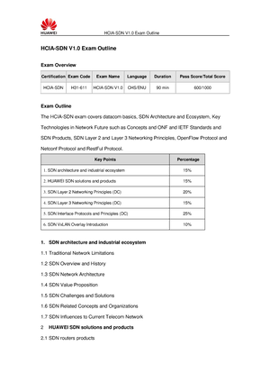 Certification H31-131 Test Questions