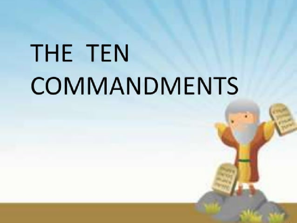 5th-commandment - 10 Commandment power point presentation - values ...