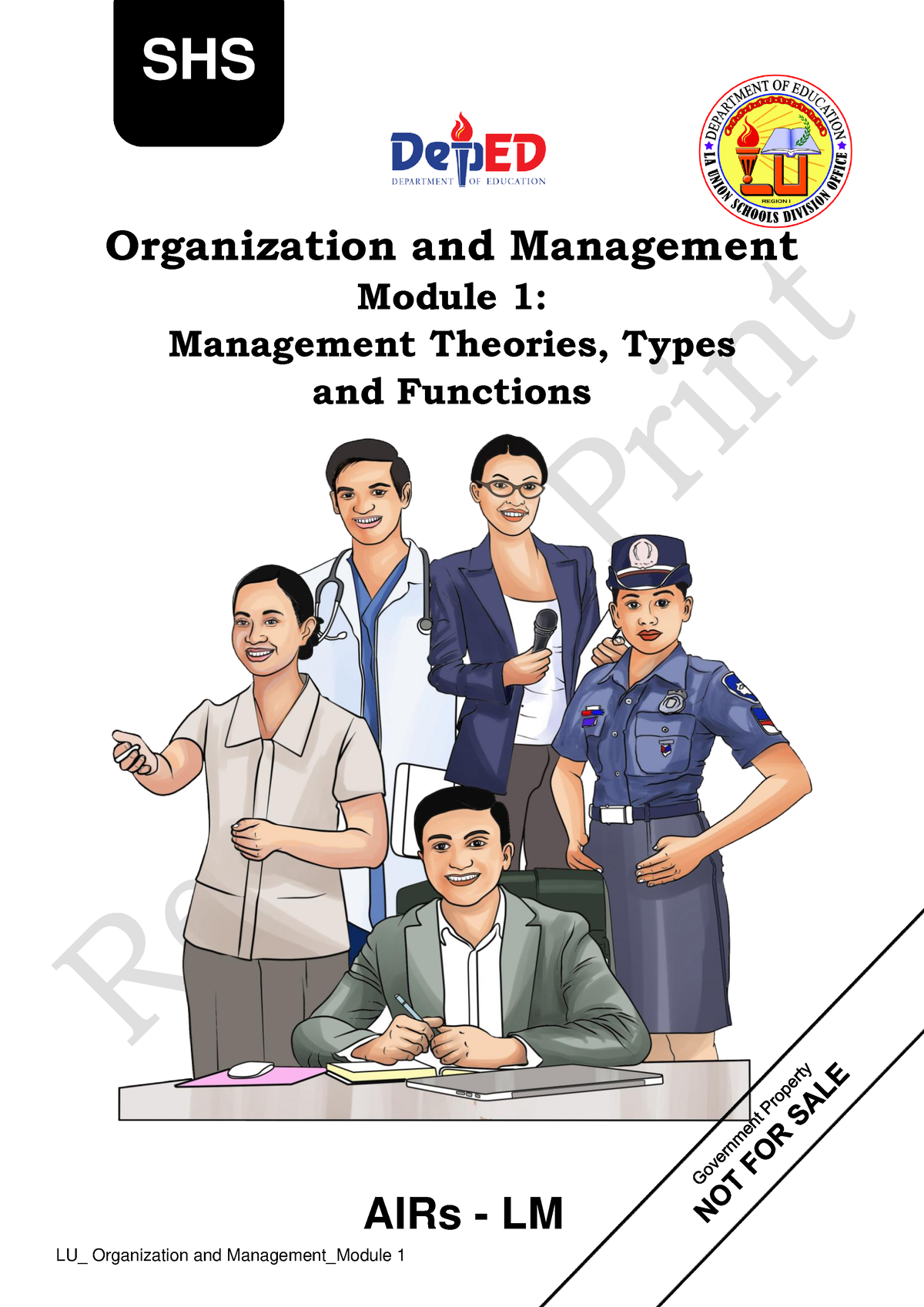 1Org-and-Mgt Q1 MOD-1 Mgmt Theories Types Functions Week1 - SHS ...