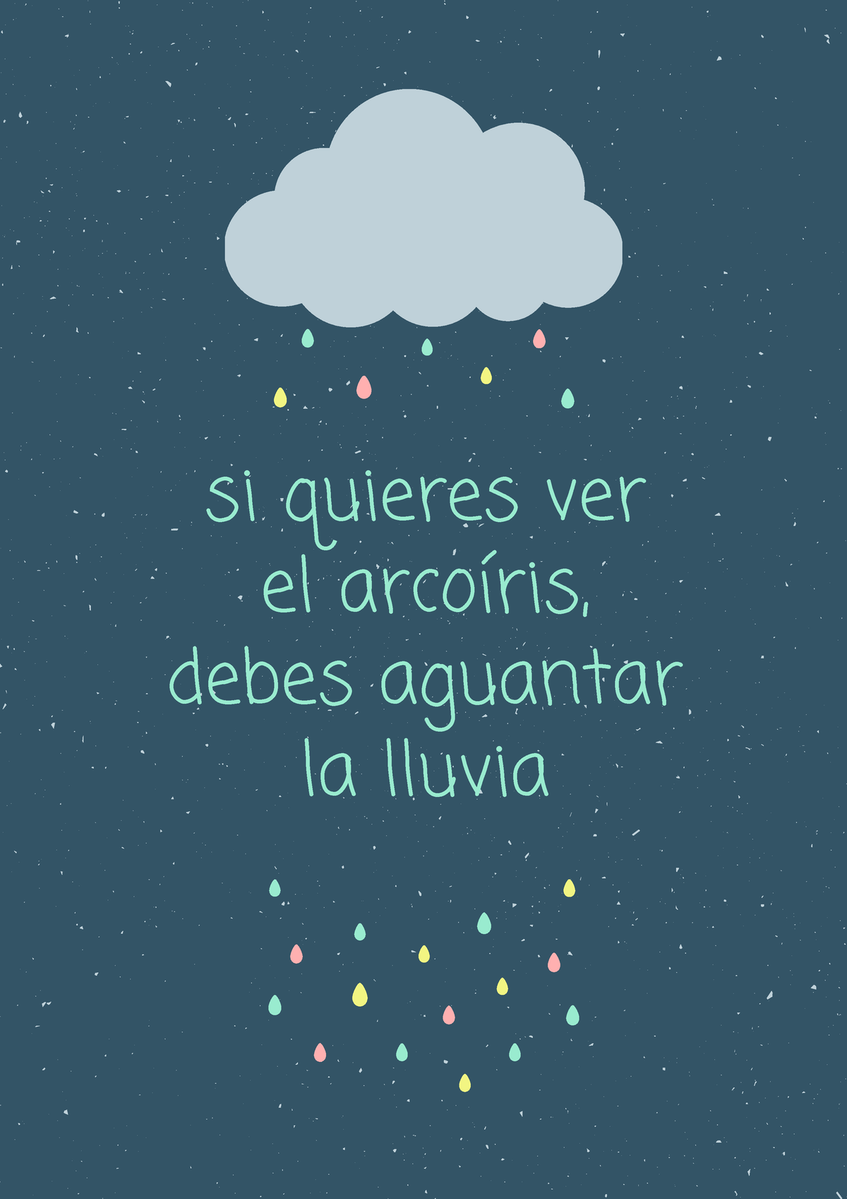 Actividades DE Atencion - Si Quieres Ver El Arcoíris, Debes Aguantar La ...