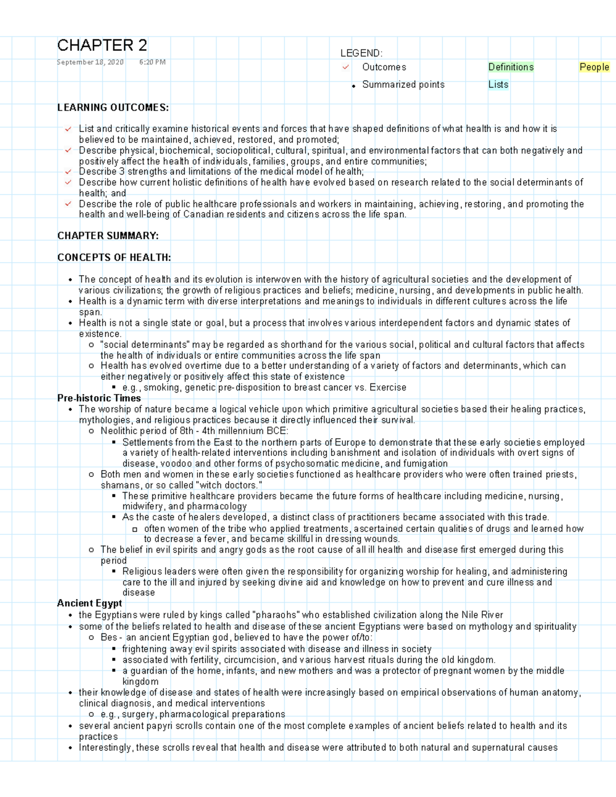 PB C2 - Chapter 2 summary - /($51,1* 287&20(6 - Studocu