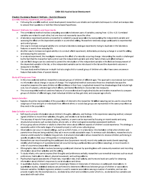 CADV 150 Chapter 5 Notes - CADV 150: Foundations of Child and ...