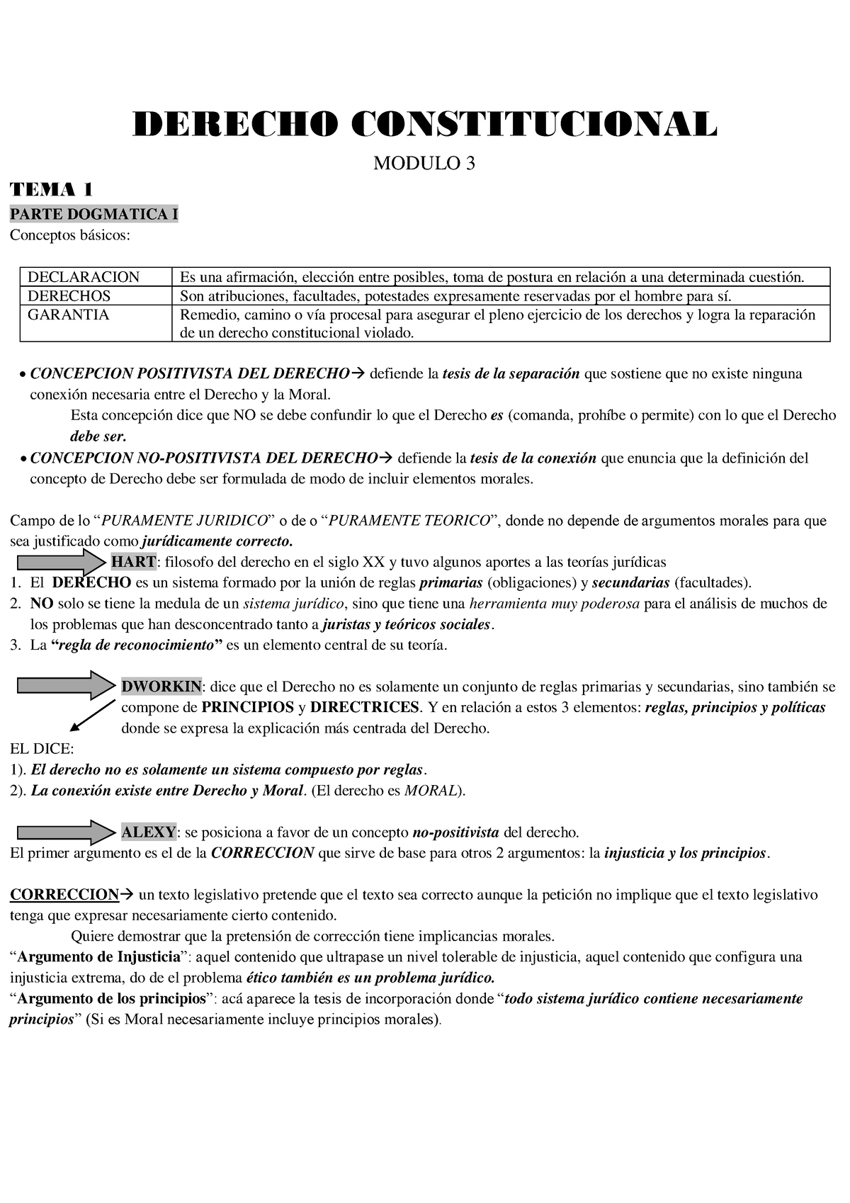 Derecho Constitucional Resumen Modulo 3 - DERECHO CONSTITUCIONAL MODULO ...