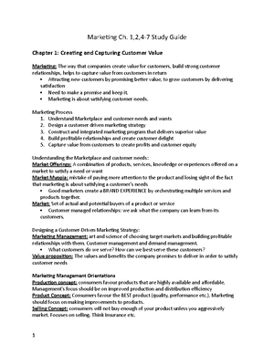 Chapter 9 Pricing - Chapter 9: Pricing L1) identify the elements that ...