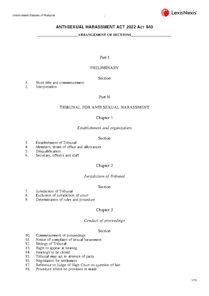 Reading THE LAW – PART 2 - Good Notes - READING THE LAW – PART 2. CASE ...