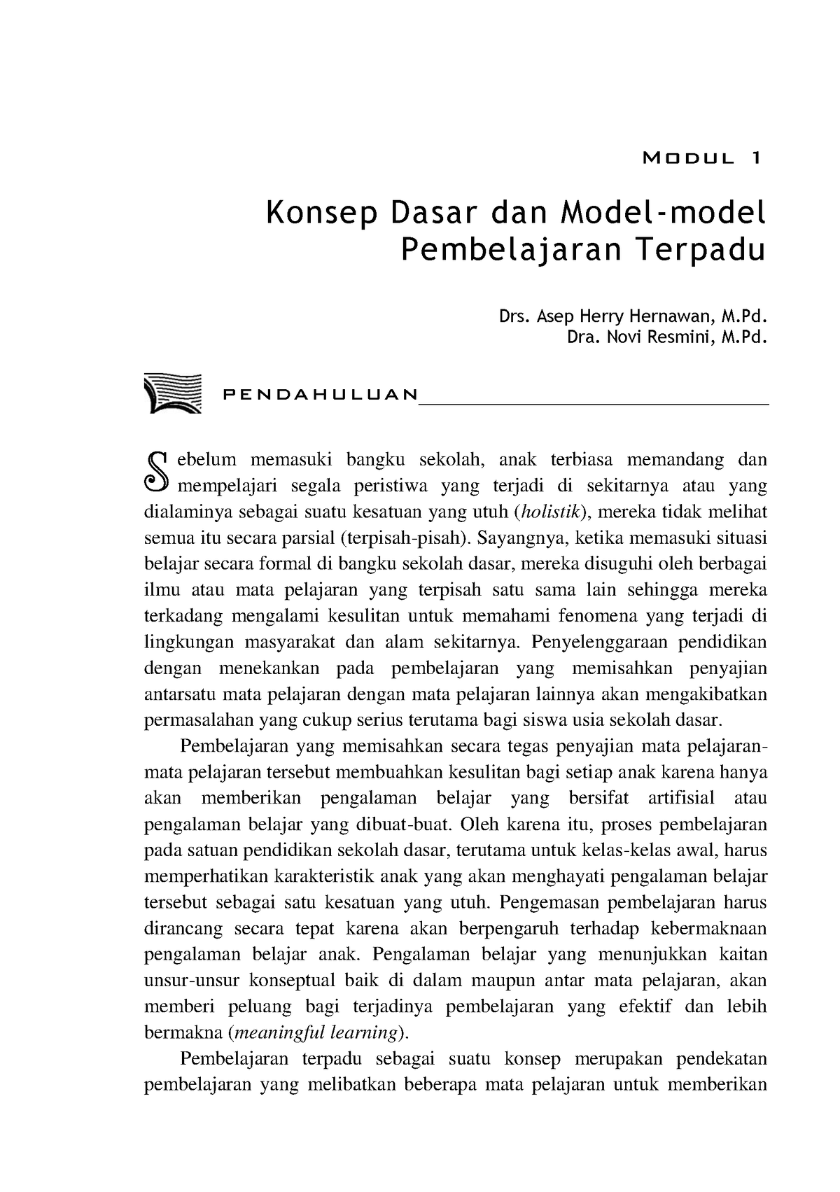 PDGK4205-M1 - Upload - Modul 1 Konsep Dasar Dan Model-model ...