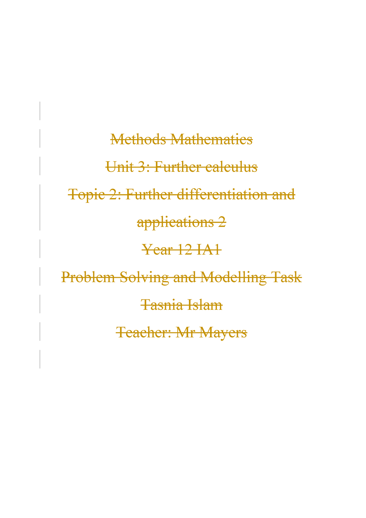 Year 11 IA1 maths method PSMT - Methods Mathematics Unit 3: Further ...