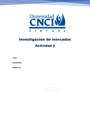 Proyecto Modular Investigación De Mercados I - Proyecto Modular ...