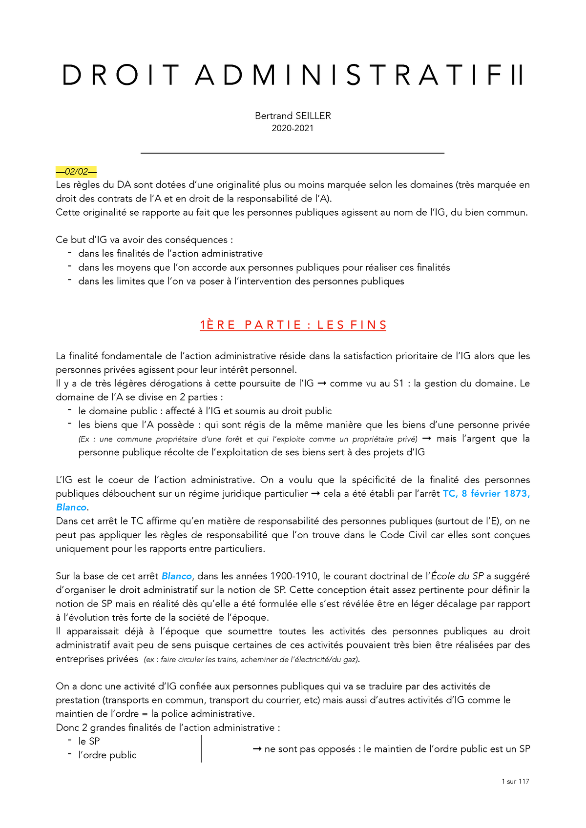 dissertation droit administratif l2