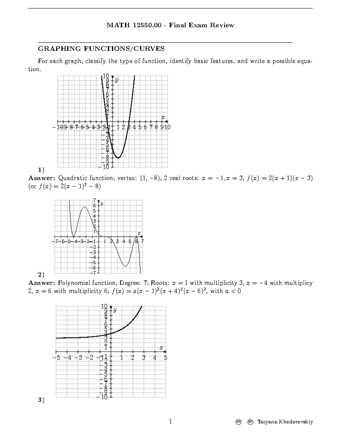 MATH12550 Final Review Questions Answers - MATH 12550 - Final Exam ...